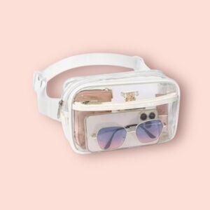 Clear Stadium-Approved Fanny Pack – Transparent Waist Bag with Adjustable Strap